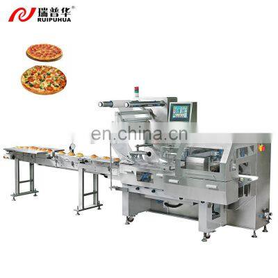 pizza crust packing machine automatic flour tortilla pizza base horizontal pillow flow wrap packaging machine