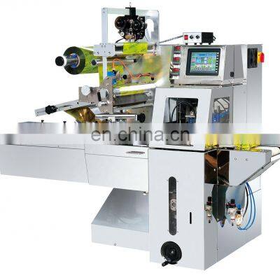 Mini HFFS Pillow Packaging Machine Flow Packing Machine Piilow Bag Grade Automatic Plastic Film with Small Working Area 1500 PLC