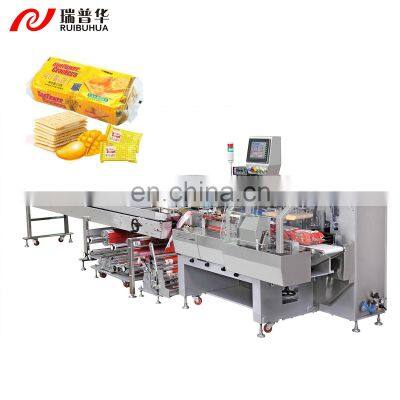 Big Flow Packaging Machine Multipack Bread Biscuit Instant Noodles Cake Cleaning Sponge Soap Family Pack Packing Machine