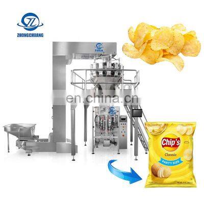 Multifunctional Cashew Nuts Popcorn Bag Packing Machines Automatic Snack Potato Chips Food VFFS Packaging Machine