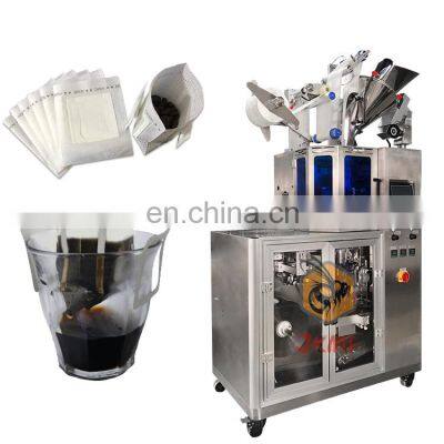 Hot selling vertical drip coffee bag packing machine automatic coffee powder drip bag packaging machine nitrogen filling