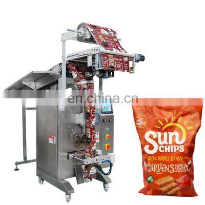 Automatic snack small potato chips small pouch packing machine with nitrogen plantain chips banana chips packing machine