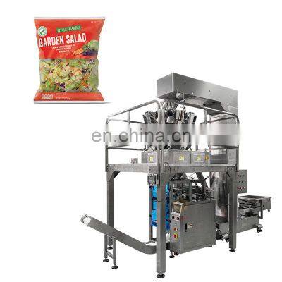 High speed high efficient salad packing machine food packing machine