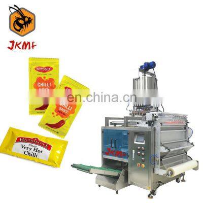 Factory Price 4 / 6 Line Chili Sauce Sachet Packing Machine Chilli Sauce Sachet Packing Machine