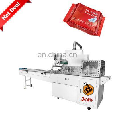 High Speed Full Automatic Sanitary Pads Packing Machinery For Packaging Sanitary Napkin