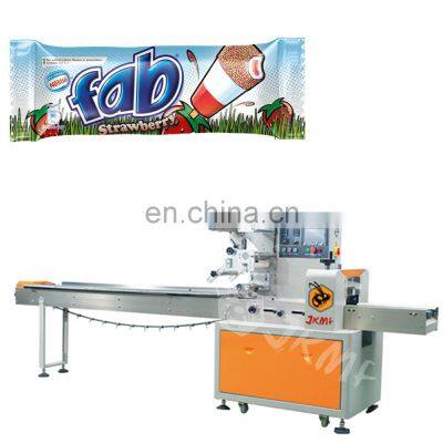 High Speed Summer Soared Lolly Popsicle Ice Cream Automatic Blanking Pillow Packaging Machine Price In China