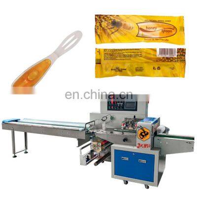 Automatic Honey Spoon Pillow Packing Machine For Honey Spoon Plastic Bag Packing Machine