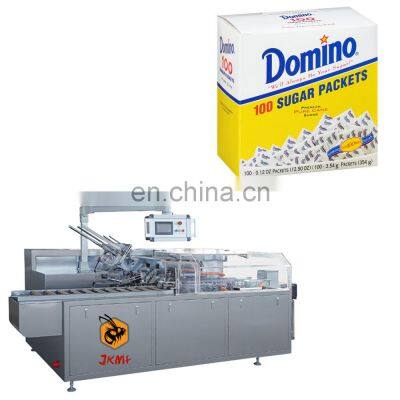 JKMF cartoning machines automatic sugar carton packet machine box packaging cartoner machine