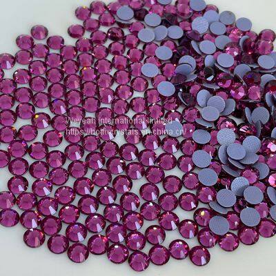 Factory direct sale of hot fix crystal rhinestones, hotfix stones bulk