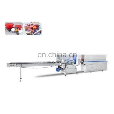 Servo control high Speed storage bags plastic wrap heat thermo flow Shrink Packing Wrapping Machine