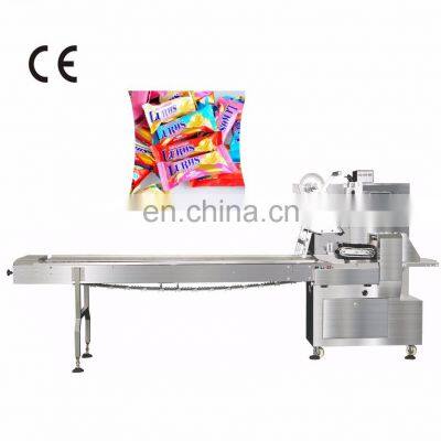 Pillow Flow Flowpack Bread Bun Bakery Toast Rusk Ice Cream Popsicle Chocolate Bar Packing Machine