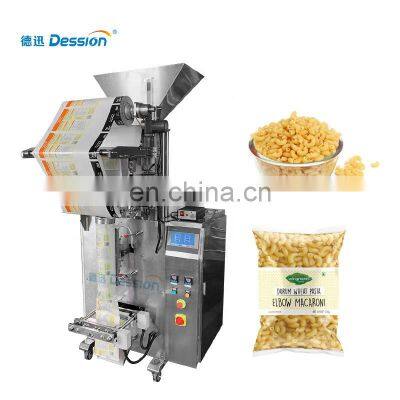 DESSION Automatic Macaroni/ Puffs/ Pasta Filling And Packing Machine With Low Price
