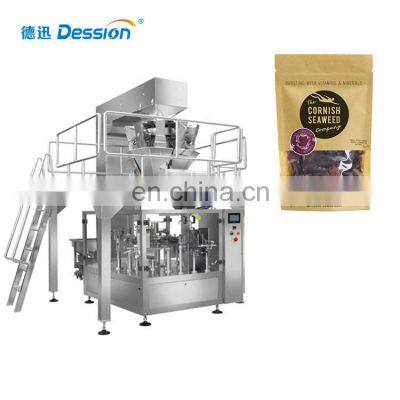 Electronic Scale Weighing Tea Packaging Machine Granule Doy Pack Premade Pouch Filling Sealing Machine
