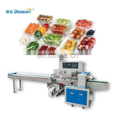 Horizontal vacuum packing machine vegetable pillow pack machine bread pack machine price