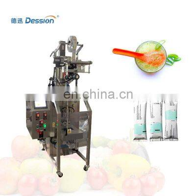 2 Years Warranty Irregular Shaped Sachet Liquid Energy Gel Fruit Jelly Bag Packing Machine