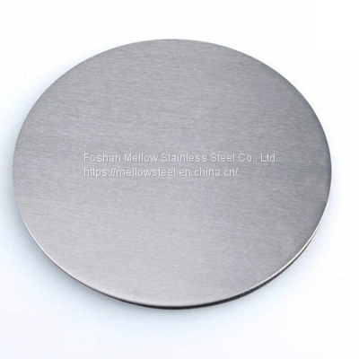201 Stainless Steel J1 J2 J3 S410 Sheet Metal Circle Cold Rolled Stainless Steel Ss Cookware Circle