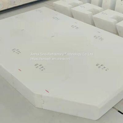 fused cast α-β alumina paving blocks