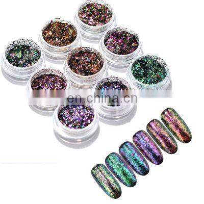 Sephcare cosmetic grade chameleon flakes pigment color shift chameleon glitter for nail polish