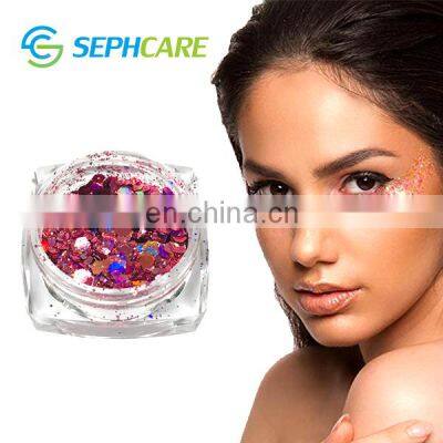 Sephcare Best Selling Chunky Cosmetic Glitter Festival Beauty Body Face Glitter