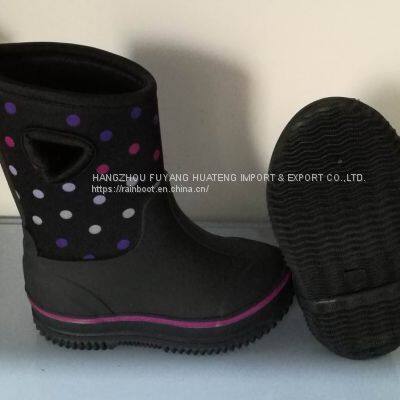 Injection neoprene boots,Cheap kid neoprene boots,Injection neoprene children boots,child neoprene shoes,Kid Neoprene boots