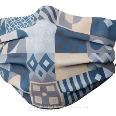 3 Ply Disposable Medical Face Mask Minority Style Blue Color CE marked and meets the requirements of EN14683:2019 Type I