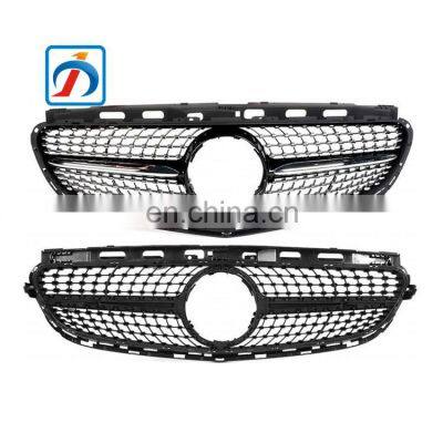 Sport Style E Class E200 E250 E300 E550 W212 Diamond Front Bumper Grill