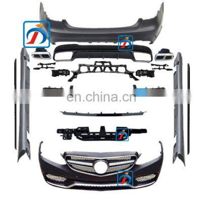 Full Set E Class W212 E63 body kit for W212 Front Bumper Rear Bumper