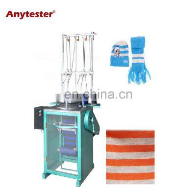 Scarf Knitter Suitable For Weaving Single-sided Weft Knit Products With 8 Road 12 Colors Jacquard