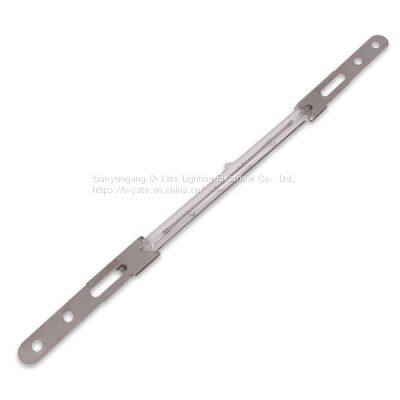 White plated infrared lamp 380v 1800w shortwave infrared lamp for drying paint