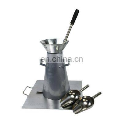 Stainless steel Concrete slump cone test apparatus slump cone test set