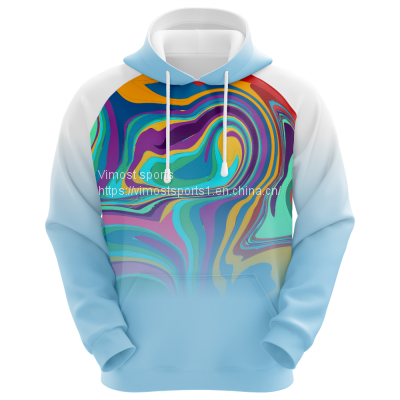 New Fashion Sublimation Hoodie with White Strings of 2022