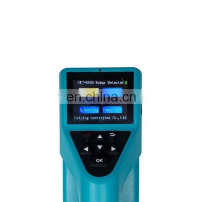 R800 Integrated Rebar Deep Scanner Steel bar Diameter Detector Concrete Covermeter