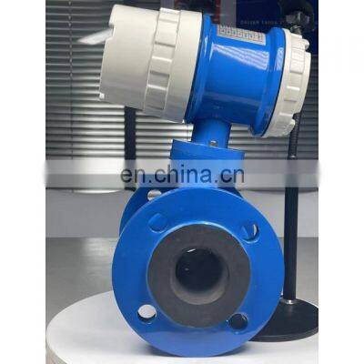 Taijia dn50 electromagnetic flow meter battery powered plug-in electromagnetic flowmeter magnetic water flow meter