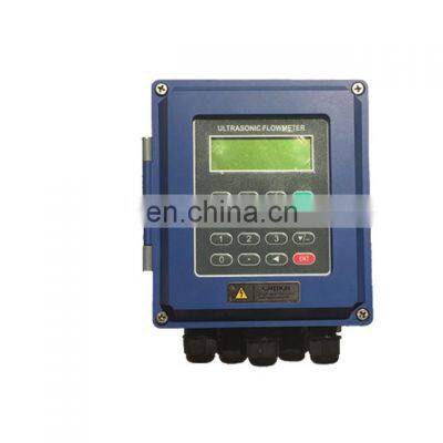 Taijia wall mounted clamp on ultrasonic flow meter high temperature reclaimed watere flow meter