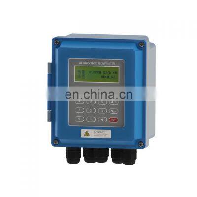 Taijia RS485 Stationary Clamp on Fixed ultrasonic flowmeter ultrasonic transducer flow meter with TM-1 sensor For Sale