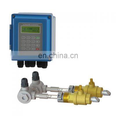 Taijia fixed ultrasonic flow meter price ultrasonic flowmeter small clamp on ultrasonic water flow meter