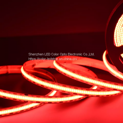 Red High Brightness Flexible Customized Length Flexible Bare Board 420led Dv12v Cob Led Strip