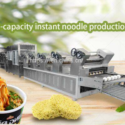 Automatic Instant Noodle Production Line for Mini Fried Instant Noodle Machine