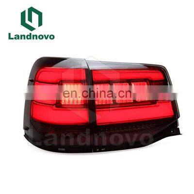 Landnovo auto car body parts brake lights reversing car tail light for Toyota Land Cruiser 2008-2015 led rear light