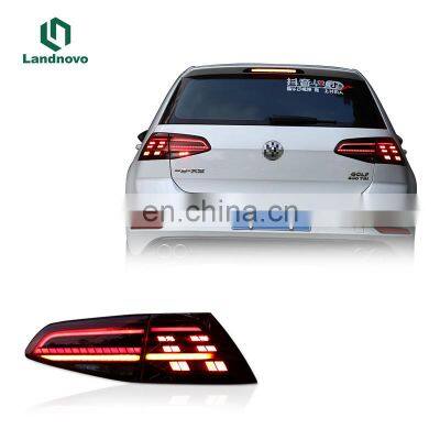Landnovo full led tail light lamp for VW GOLF 7 MK7 14-20 LED tail light rear lamp
