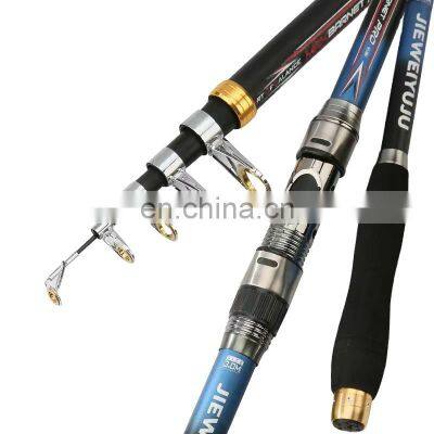 customized ca travel fishing rod fly fishing folding rod 30 yard mh hard rod fishing
