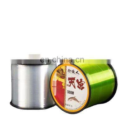 Wholesale OEM Strong strength Multifilament line PE 8 strand braided 500m fishing line