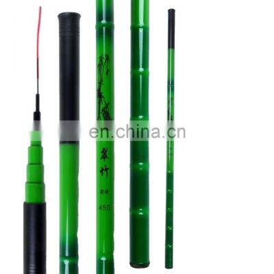 Outdoors high strength carbon bamboo fly 9 mt fishing rod ice telescopic smooth butt dawa fishing rod 7.2m 2.7m