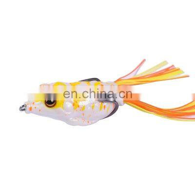 Byloo artifical plastic floating soft frog resin kicking leg bulk wholesale VMC hook