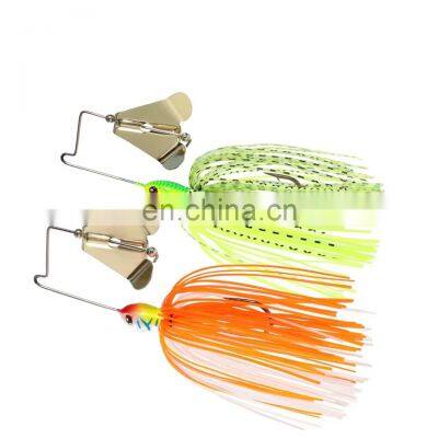 Byloo new innovation fishing tackle jig head with rubber skirt flies lure bait fishing for fishing flies bait