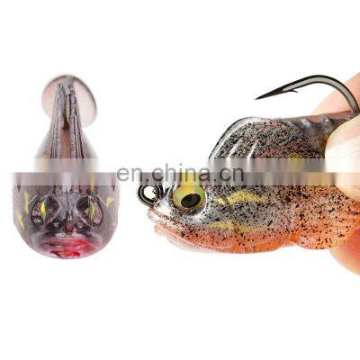 Byloo soft bionic loach red head metal fishing lures