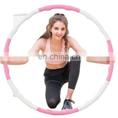 Wholesale custom logo fitness massage weighted hula hooping for adults weight loss