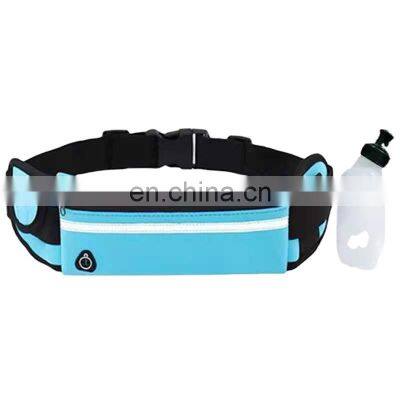 Wholesale promotion polyester sports running waterproof waist bag sling crossbody custom fanny pack