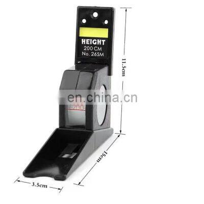Byloo 200cm Wall Mounted Height Meter Stadiometers Baby Growth Ruler Measure Stature Meter Body Tape