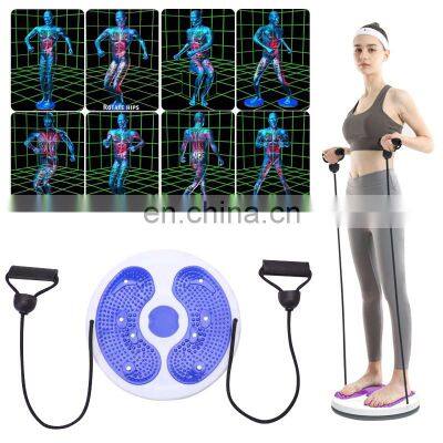 home gym equipment workout slimming waist twisting disc blue white green red black
